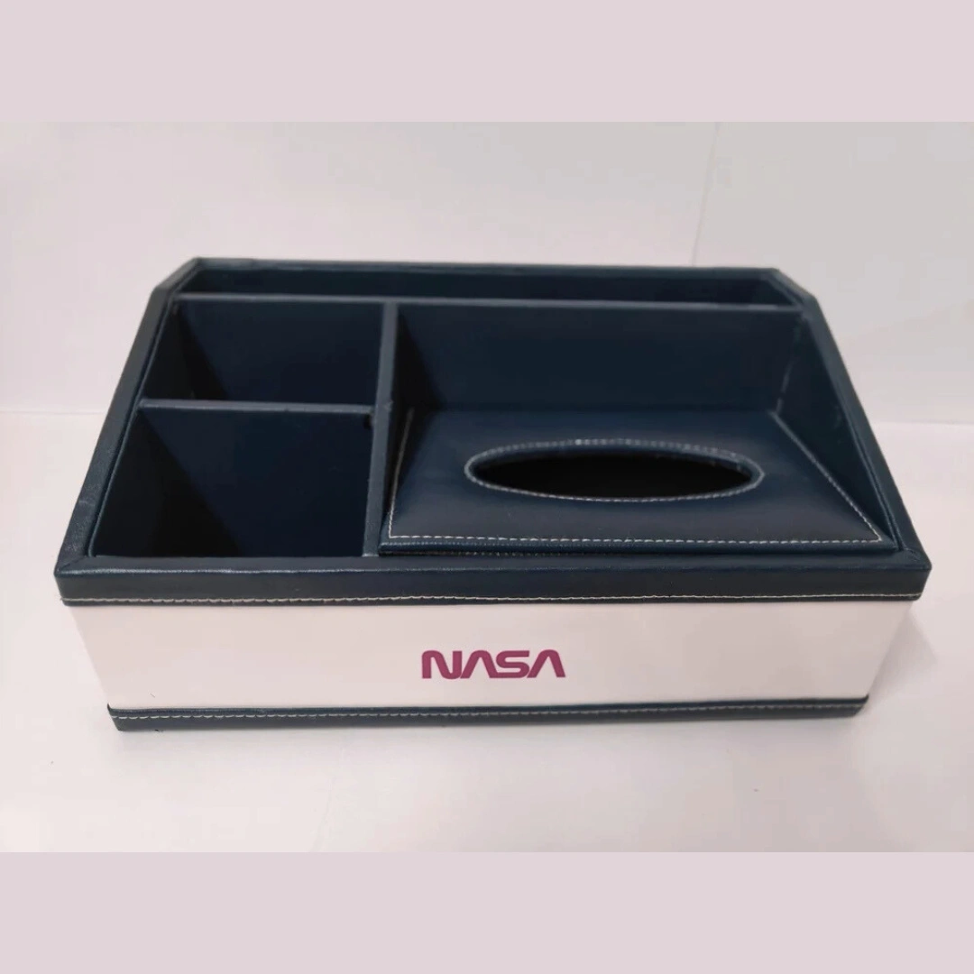 Pu Leather Desk Organizer