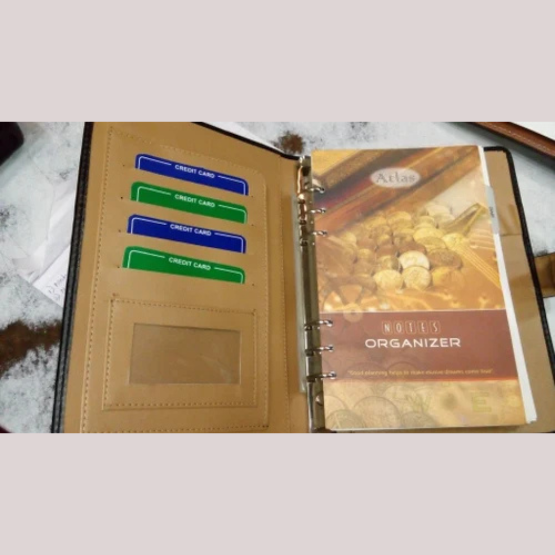 Brown Leather Planner