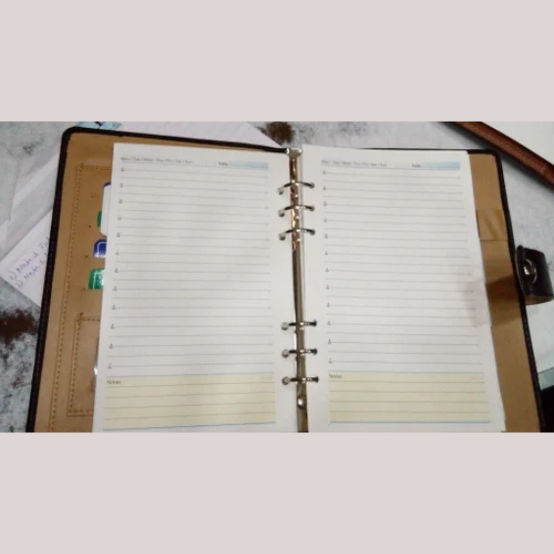 Leather Planner